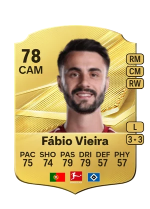Fábio Vieira - 78 - Rare EA FC 27 card