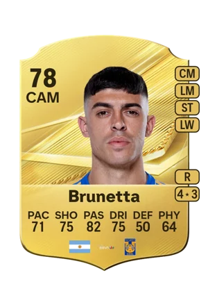 Brunetta - 78 - Rare EA FC 27 card