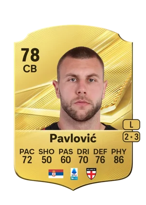 Pavlović - 78 - Rare EA FC 27 card