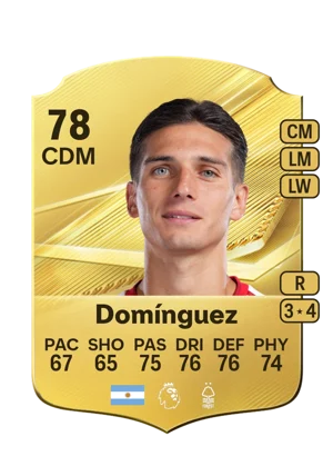 Domínguez - 78 - Rare EA FC 27 card