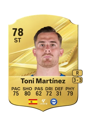 Toni Martínez - 78 - Rare EA FC 27 card