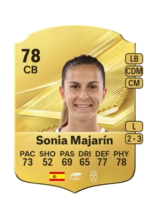 Sonia Majarín - 78 - Rare EA FC 27 card