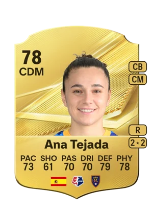 Ana Tejada - 78 - Rare EA FC 27 card
