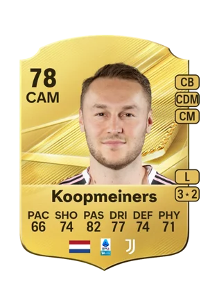 Koopmeiners - 78 - Rare EA FC 27 card