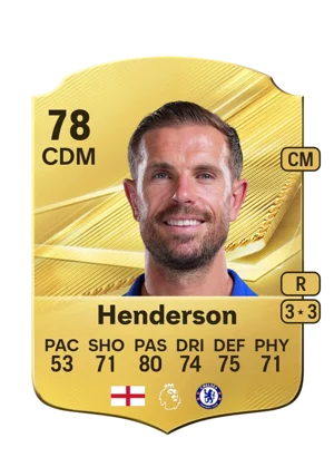Henderson - 78 - Rare EA FC 27 card