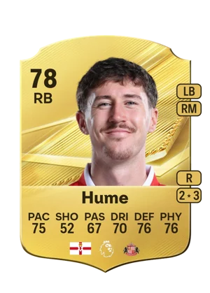 Hume - 78 - Rare EA FC 27 card