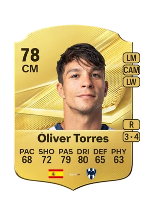 Óliver Torres - 78 - Rare EA FC 27 card