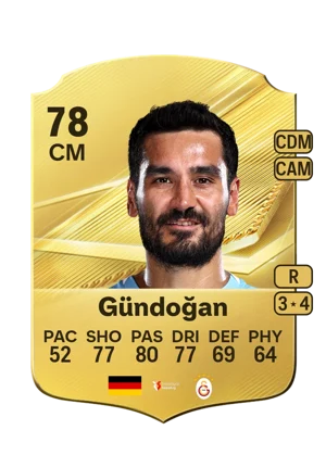 Gündoğan - 78 - Rare EA FC 27 card