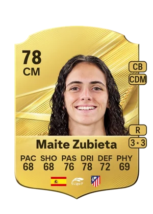 Maite Zubieta - 78 - Rare EA FC 27 card