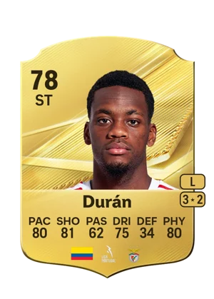 Durán - 78 - Rare EA FC 27 card