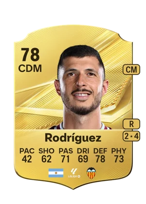 Rodríguez - 78 - Rare EA FC 27 card