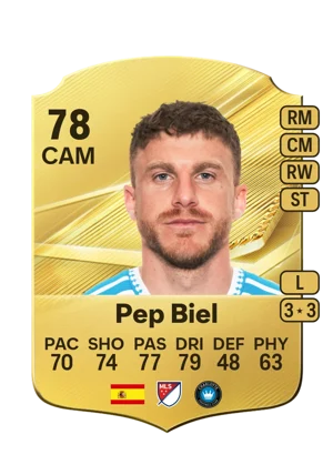 Pep Biel - 78 - Rare EA FC 27 card