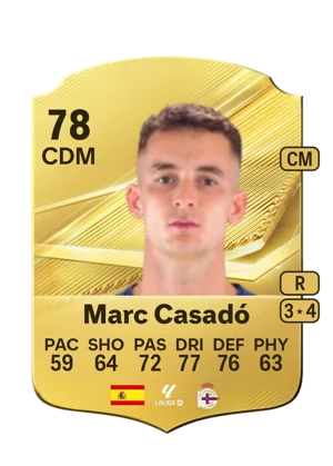 Marc Casadó - 78 - Rare EA FC 27 card