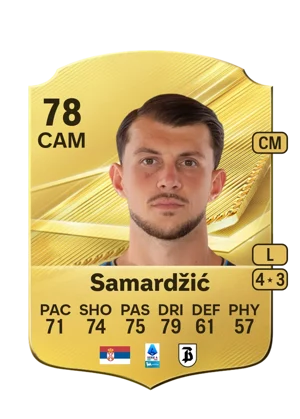 Samardžić - 78 - Rare EA FC 27 card