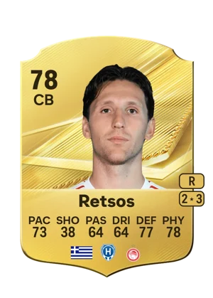 Retsos - 78 - Rare EA FC 27 card