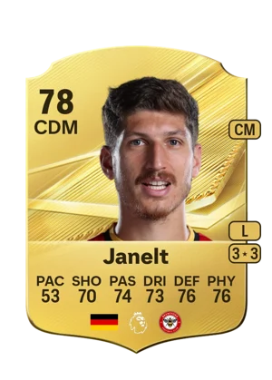 Janelt - 78 - Rare EA FC 27 card