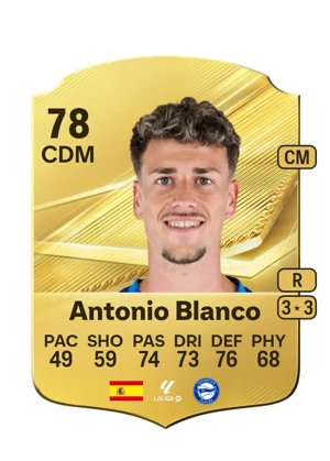 Antonio Blanco - 78 - Rare EA FC 27 card