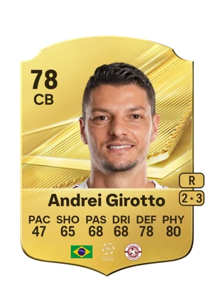 Andrei Girotto - 78 - Rare EA FC 27 card