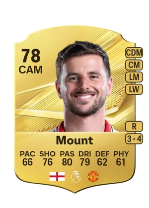 Mount - 78 - Rare EA FC 27 card
