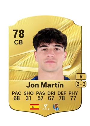 Jon Martín - 78 - Rare EA FC 27 card