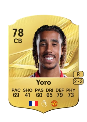 Yoro - 78 - Rare EA FC 27 card