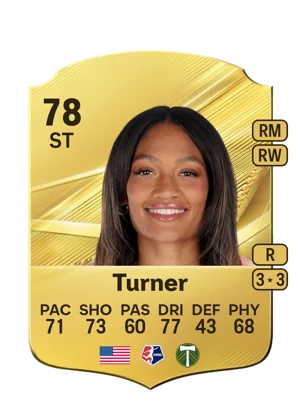 Turner - 78 - Rare EA FC 27 card