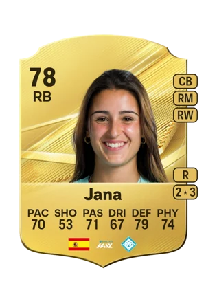 Jana - 78 - Rare EA FC 27 card