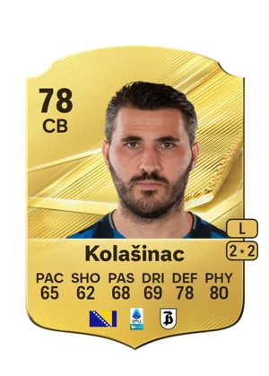 Kolašinac - 78 - Rare EA FC 27 card