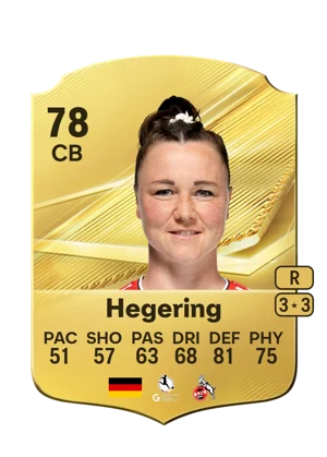 Hegering - 78 - Rare EA FC 27 card