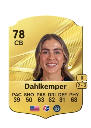 Dahlkemper - 78 - Rare EA FC 27 card