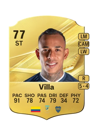 Villa - 77 - Rare EA FC 27 card