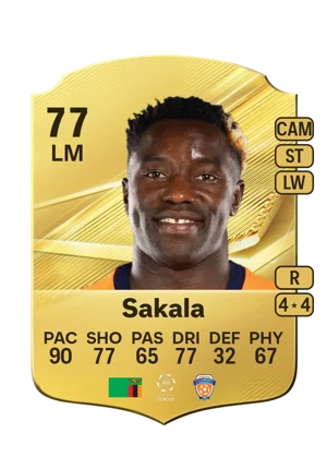 Sakala - 77 - Rare EA FC 27 card