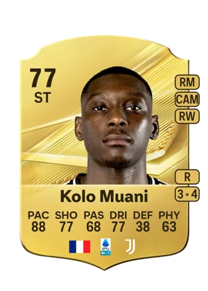 Kolo Muani - 77 - Rare EA FC 27 card