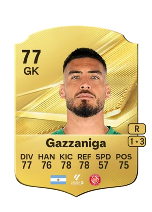 Gazzaniga - 77 - Rare EA FC 27 card