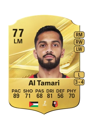 Al Tamari - 77 - Rare EA FC 27 card