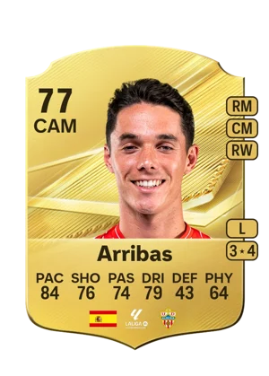 Arribas - 77 - Rare EA FC 27 card
