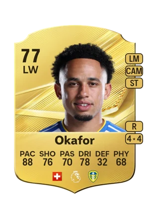 Okafor - 77 - Rare EA FC 27 card