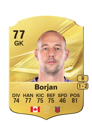 Borjan - 77 - Rare EA FC 27 card