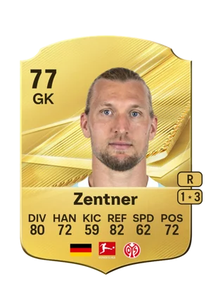 Zentner - 77 - Rare EA FC 27 card