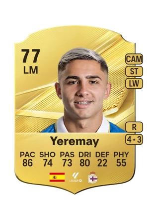 Yeremay - 77 - Rare EA FC 27 card