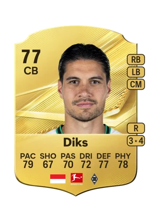 Diks - 77 - Rare EA FC 27 card