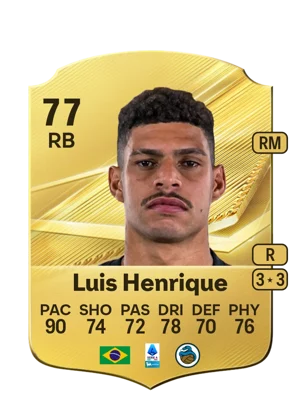 Luis Henrique - 77 - Rare EA FC 27 card