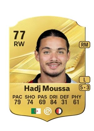Hadj Moussa - 77 - Rare EA FC 27 card