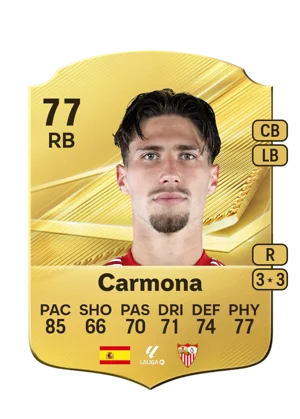 Carmona - 77 - Rare EA FC 27 card
