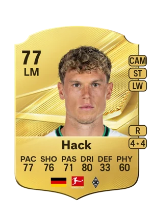 Hack - 77 - Rare EA FC 27 card