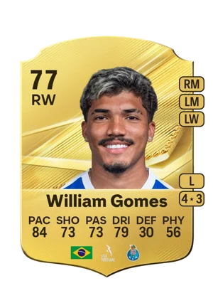 William Gomes - 77 - Rare EA FC 27 card