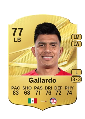 Gallardo - 77 - Rare EA FC 27 card