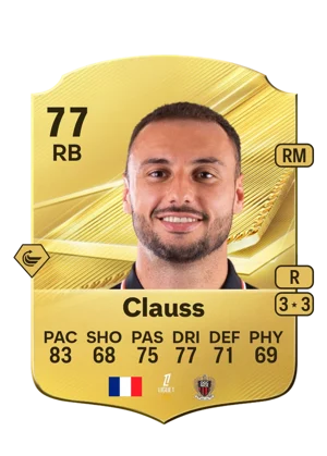 Clauss - 77 - Rare EA FC 27 card