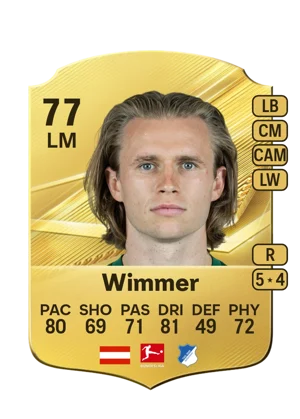 Wimmer - 77 - Rare EA FC 27 card
