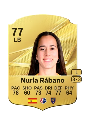 Nuria Rábano - 77 - Rare EA FC 27 card